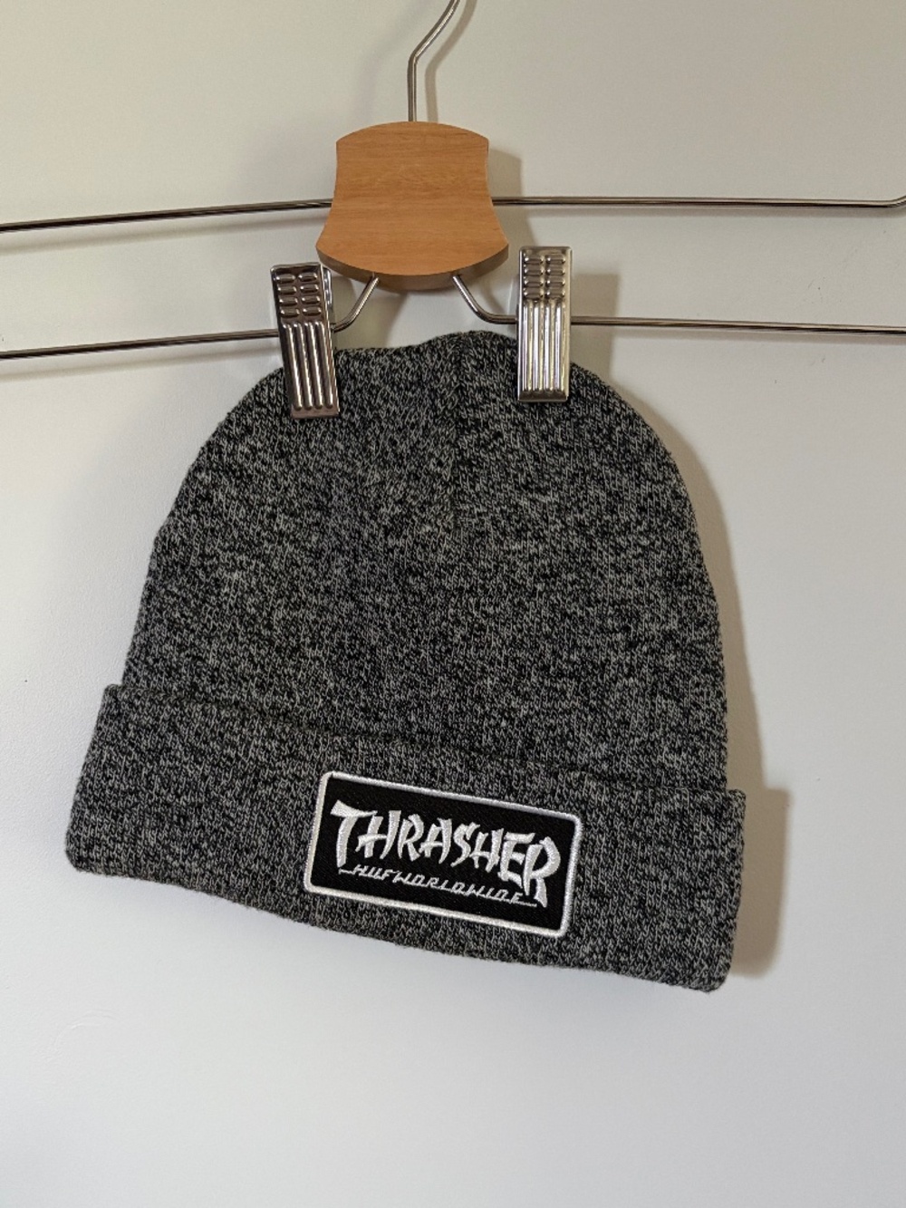 Thrasher Gray Logo Beanie